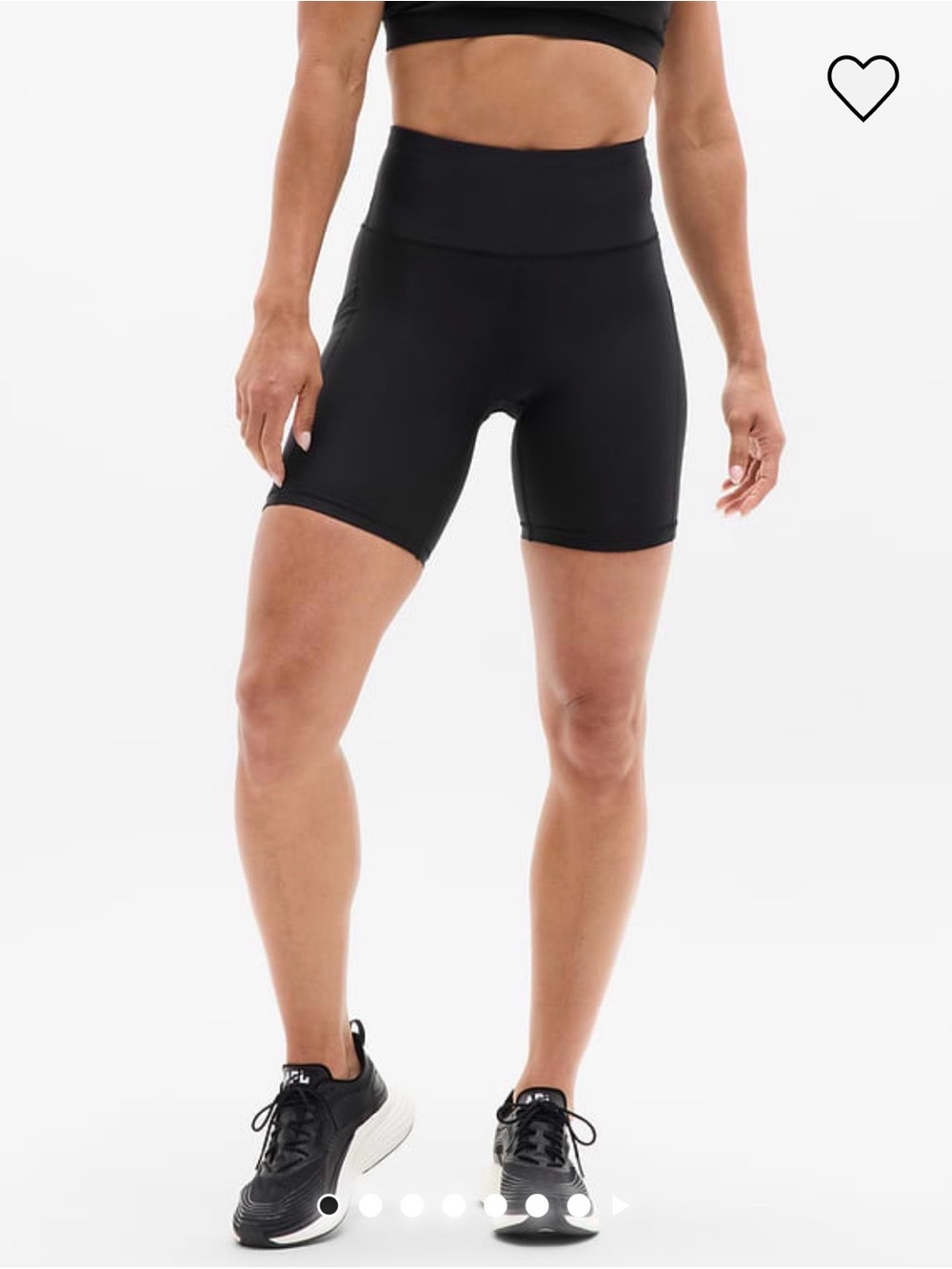 Interval Stash High Rise 7" Short High-Waist Black Women's Bike Shorts